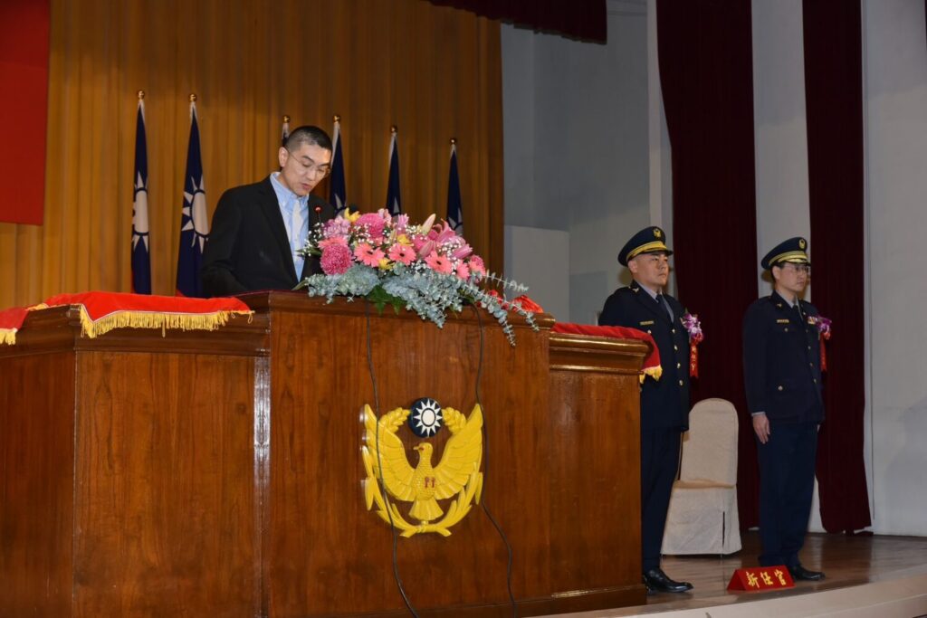 市長謝國樑致詞。(圖／記者薛秀蓮 翻攝)