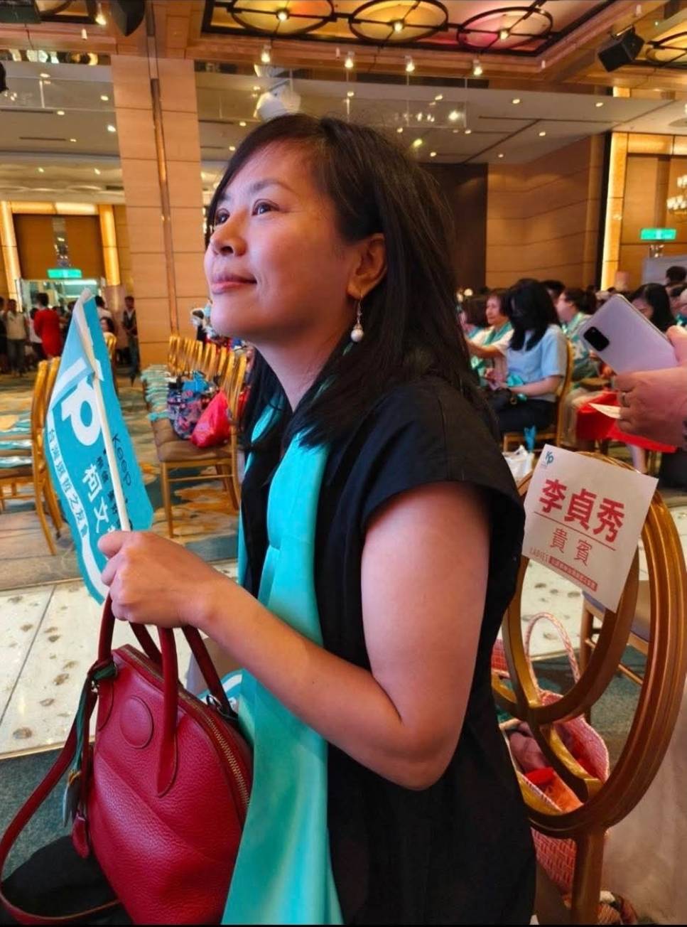 李貞秀明天宣示就職時，將親自說明自己已向中方提交相關申請。（記者翻攝）