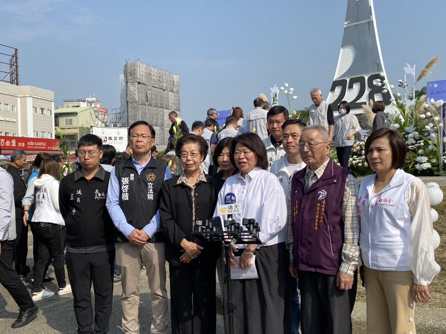 黃敏惠表示,二二八紀念活動不僅是對歷史的回顧,更是提醒世人珍惜民主價值、尊重人權與法治精神的重要時刻。(圖/記者 包克明攝)