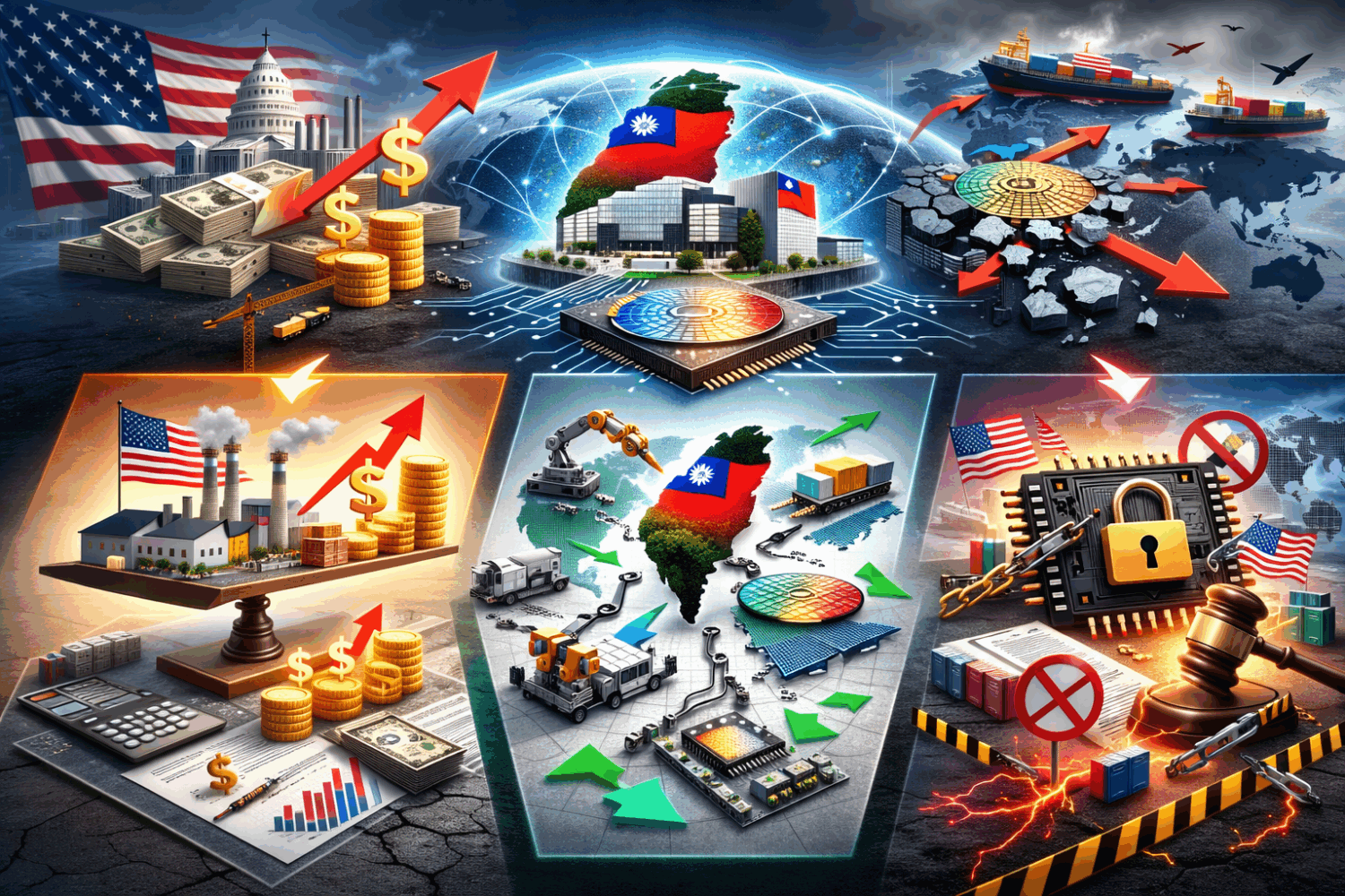 軍購上兆壓力來襲，台灣產業恐陷結構性風險。（圖/Ai生成示意圖）
