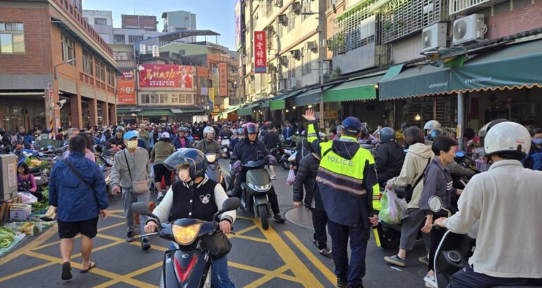 初一走春熱門廟宇交通疏導全面啟動。（記者李健興翻攝）