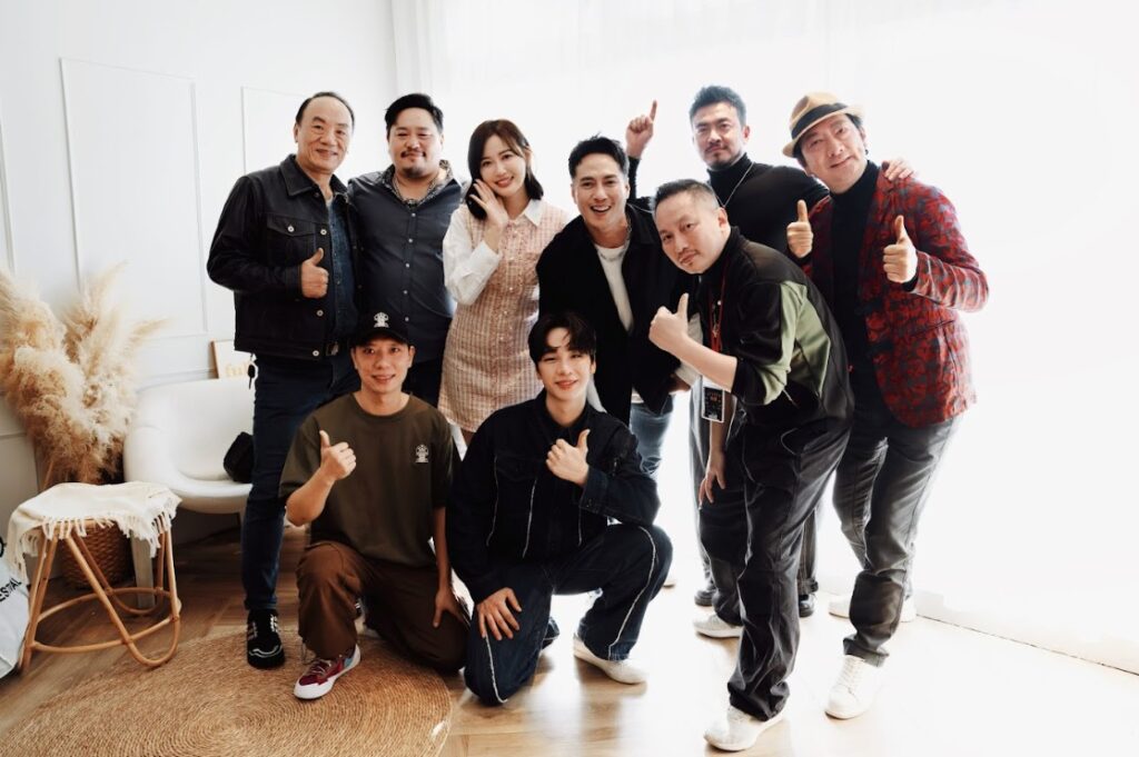 錢人豪導演率全體主創出席《隧道大逃殺》前導片發布記者會。(圖/劇匯文創 提供)