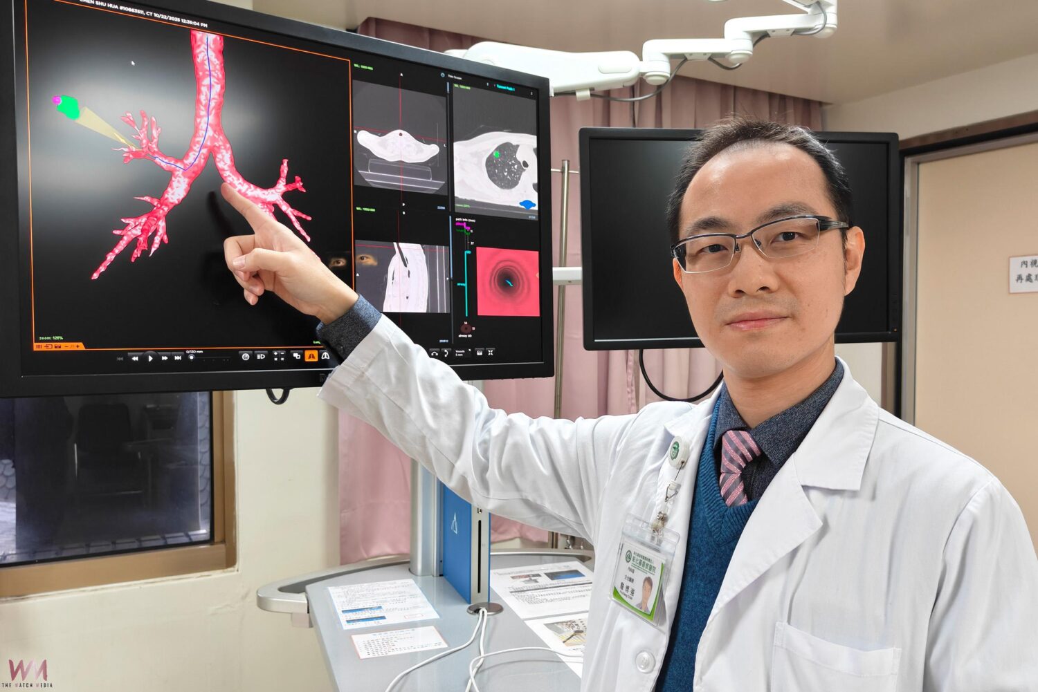 （有影片）／精準導航＋微創手術　彰基完成早期肺癌一站式治療