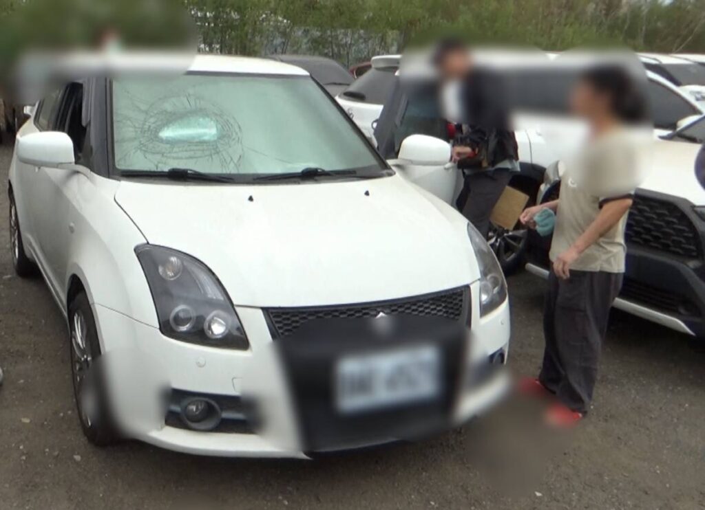 吳姓男子為首的暴力集團涉嫌妨害自由、恐嚇、傷害及毀損等犯罪行為。（澎湖縣警局提供）