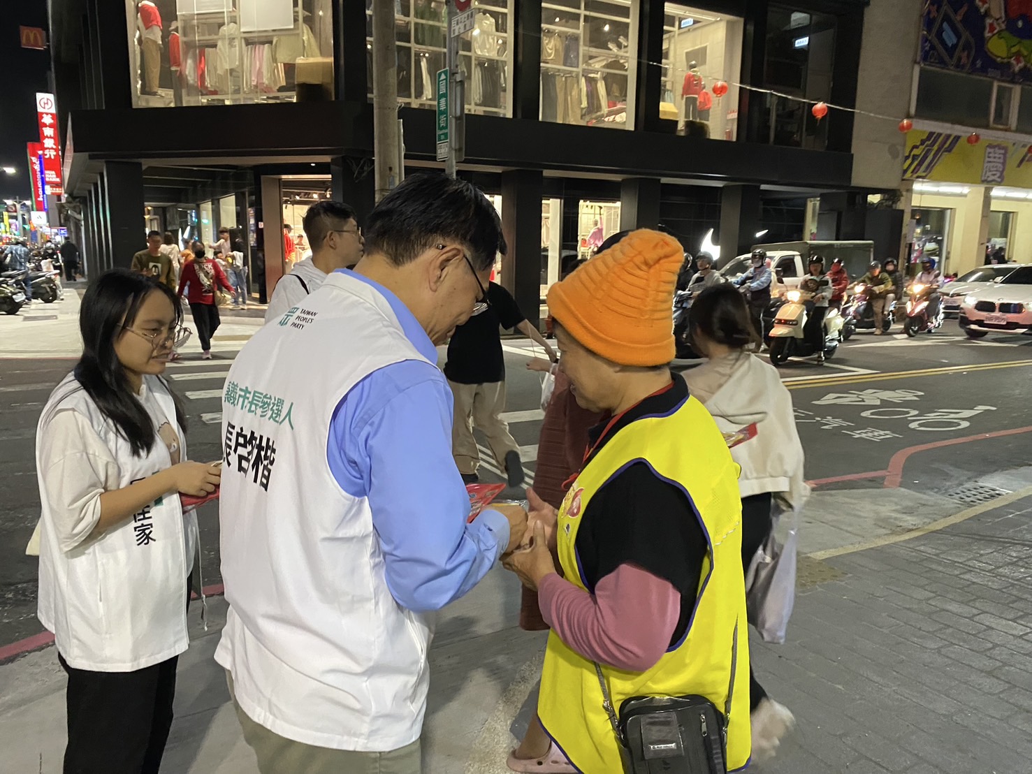 張啓楷表示，文化才是偉大城市發展的基石，他的工作團隊已經規畫好了一系列推動市政改革的新構想。(記者 包克明攝)