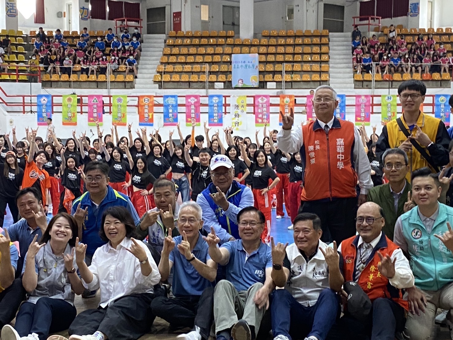 張啓楷表示，非常認同黃市長實質獎勵提升嘉義市體育競爭力的施政主張。(圖／民眾黨嘉義黨部)