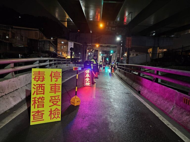 酒毒駕零容忍！新北警大執法。（記者李健興翻攝）