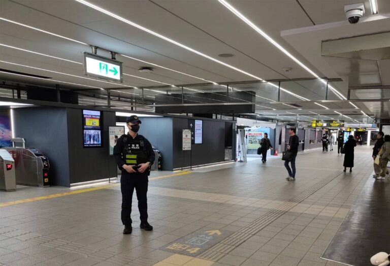 捷警加強周邊維安工作。（記者李健興翻攝）