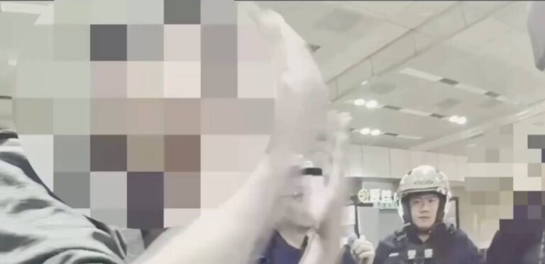 捷警到場處理。（記者李健興翻攝）