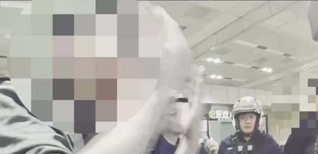 捷警到場處理。（記者李健興翻攝）