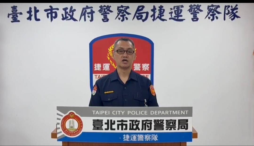 捷運警察隊第一分隊小隊長胡振明。(圖／記者李健興 翻攝）