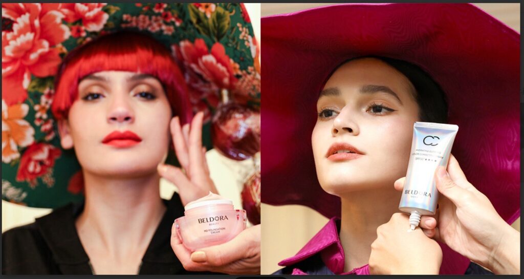 蓓朵娜在紐約時裝周提供模特兒使用的產品，獲設計師高度肯定。(圖/蓓朵娜 提供)