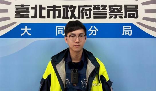 大同分局寧夏路派出所警員李奕勳。(圖／記者戴昱弘 翻攝）