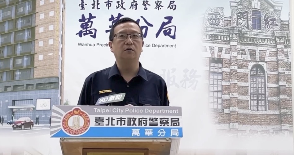 萬華分局督察組組長林聖崴案情說明。（圖／記者 趙靜姸翻攝）