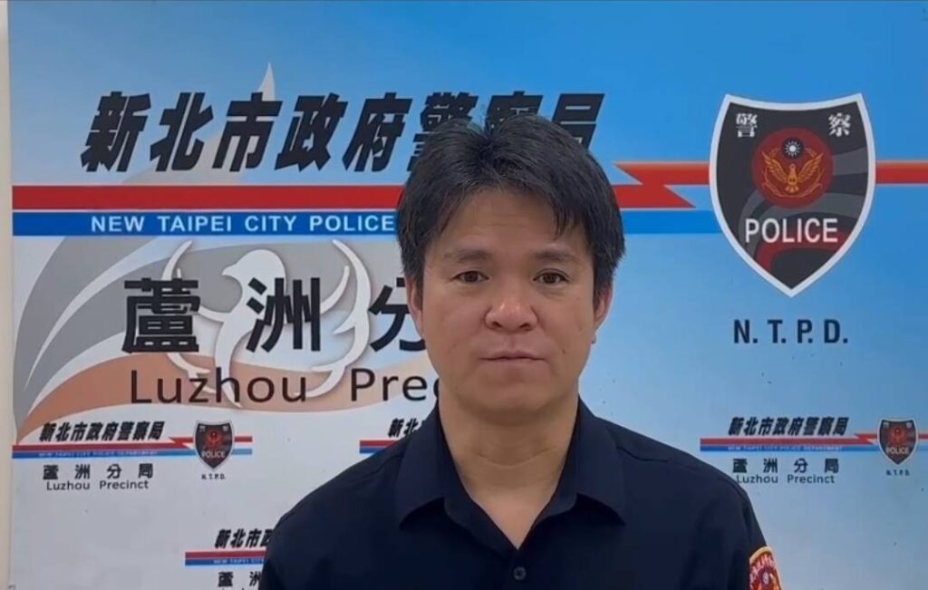 八里所所長林裕益說明案情。(圖／記者李健興 翻攝）