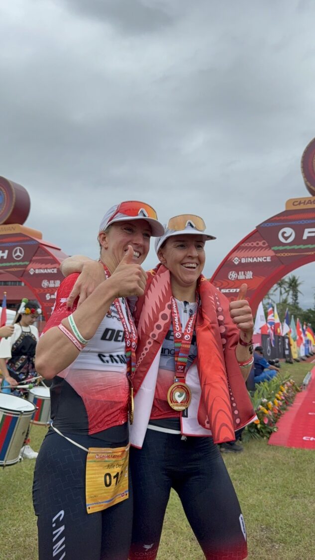 2026 Challenge Taiwan 精彩落幕！萬名鐵人跨世代挑戰 全齡運動風潮全面引爆，奧運銀牌姐妹花同場競技寫歷史。(圖/2026 Challenge Taiwan 提供)