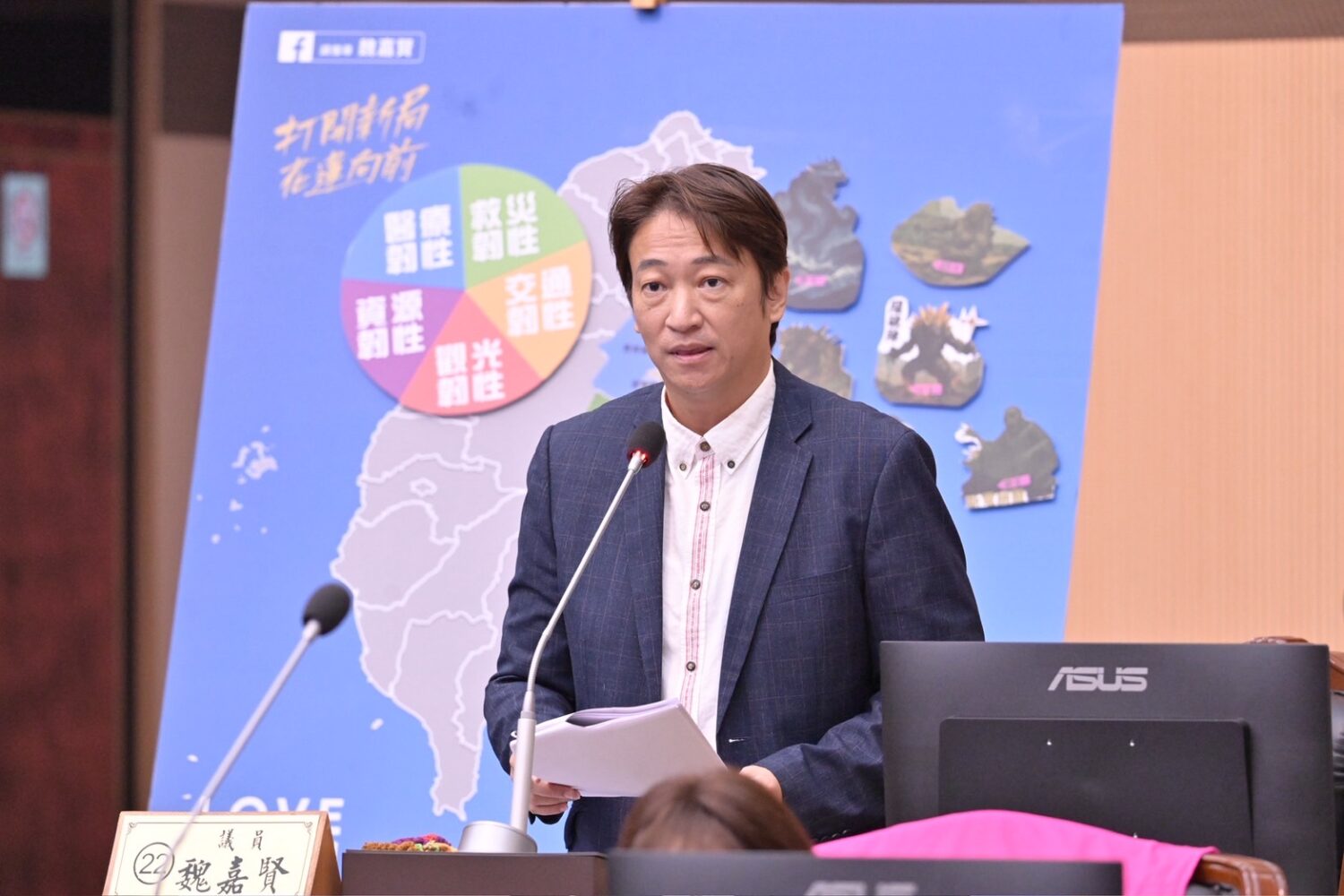 極端氣候升溫　魏嘉賢籲花蓮縣府提前部署防災「不能等風雨來」