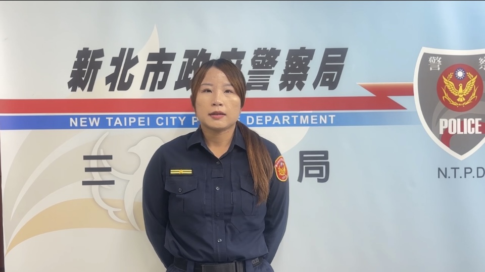 三峽分局三峽派出所所長張岸玲案情說明（圖／記者戴昱弘翻攝）