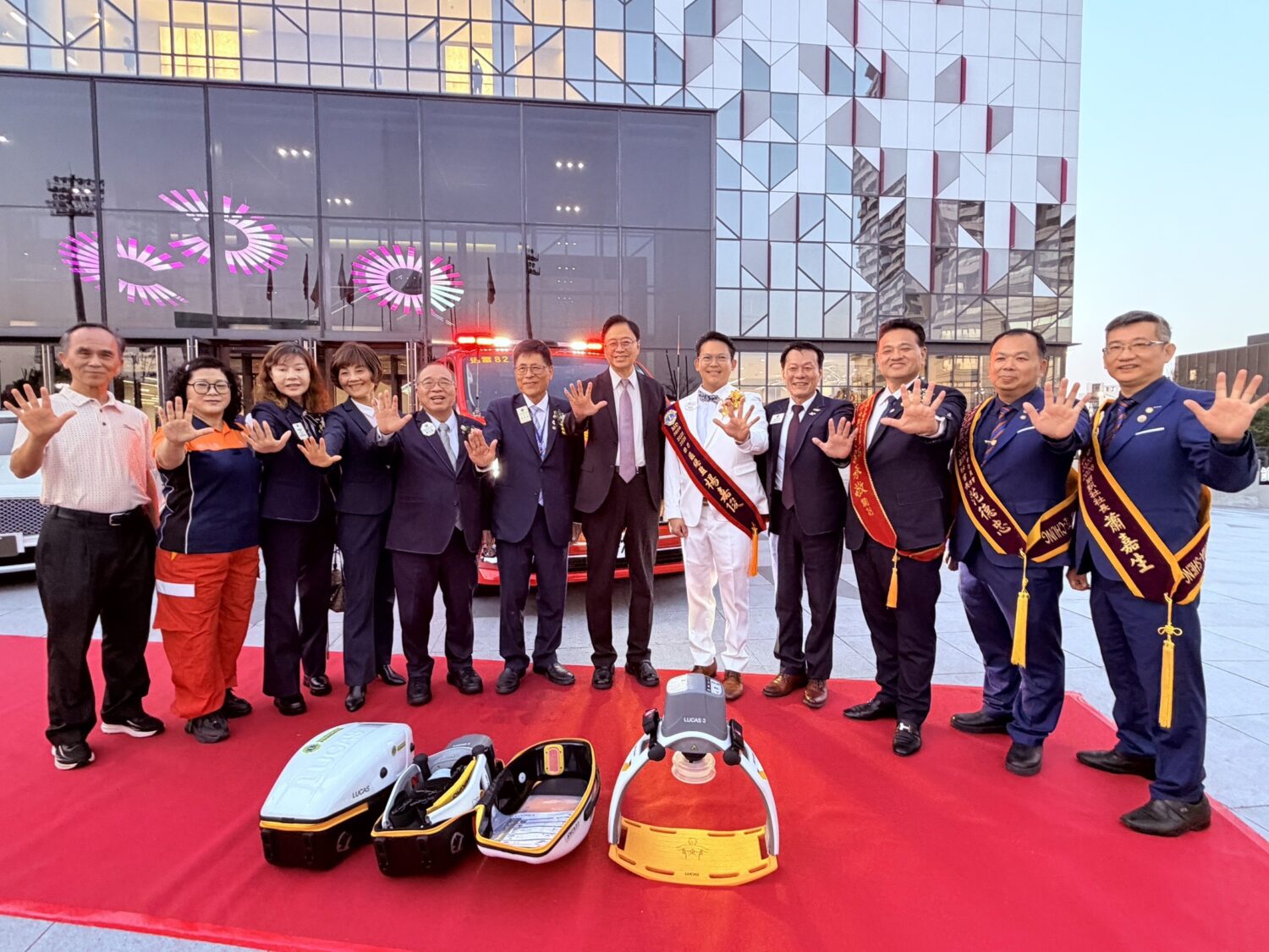 千人齊聚！獅子會300B5區年會登場　捐贈勘災車與CPR設備強化桃園救援力