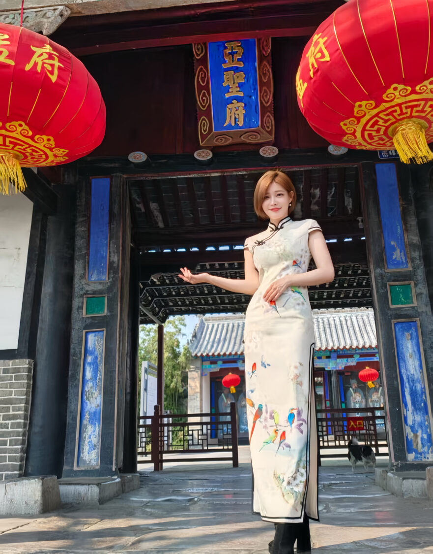 行程期間，孟慶而亦走訪孟府、孟廟及孟子故鄉鄒城，追溯家族文化根源。（照片來源：起而行文化傳媒提供）