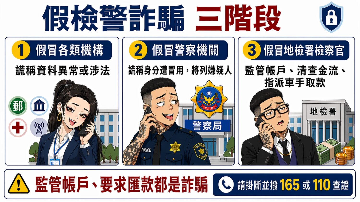 普發一萬倒數！「假檢警」詐騙升溫 高雄警破8人集團