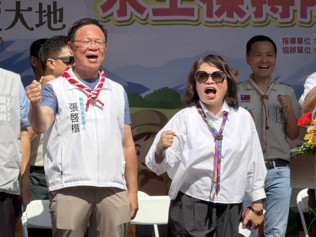 張啓楷表示,一位國家領導人,不能只有口號,更要有具體成績。(圖/張啓楷市長競選團隊)