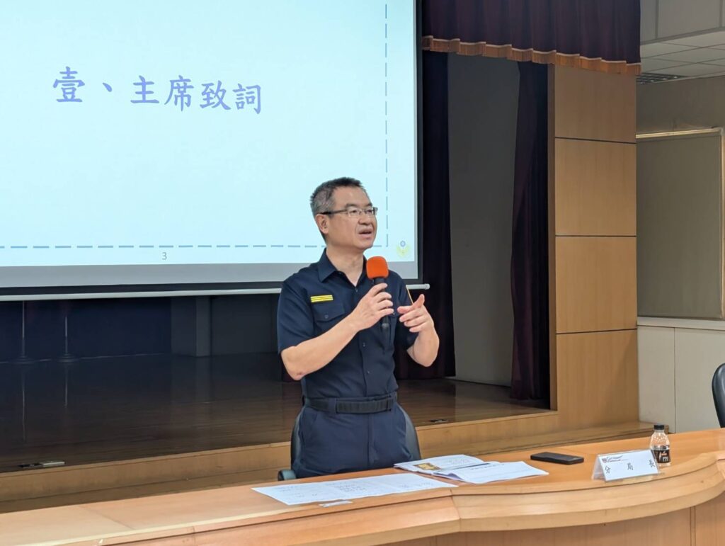 三重分局召開期前協調會。(圖／記者李健興 翻攝）