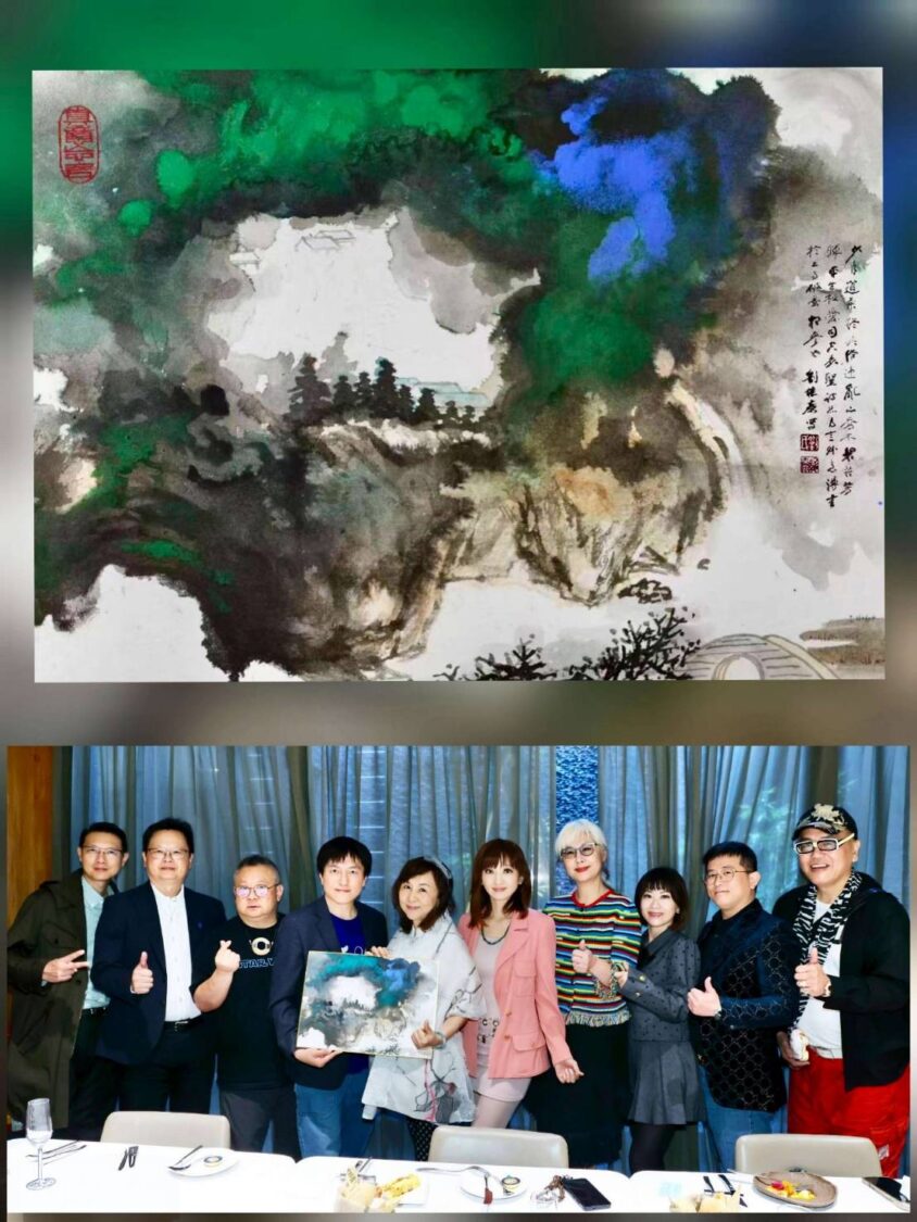 眾人於慕舍酒店米其林二星餐廳渥達尼斯磨坊 Molino de Urdániz舉行「白雲之下・影像之上」拜師盛會。(圖/主辦單位 提供)