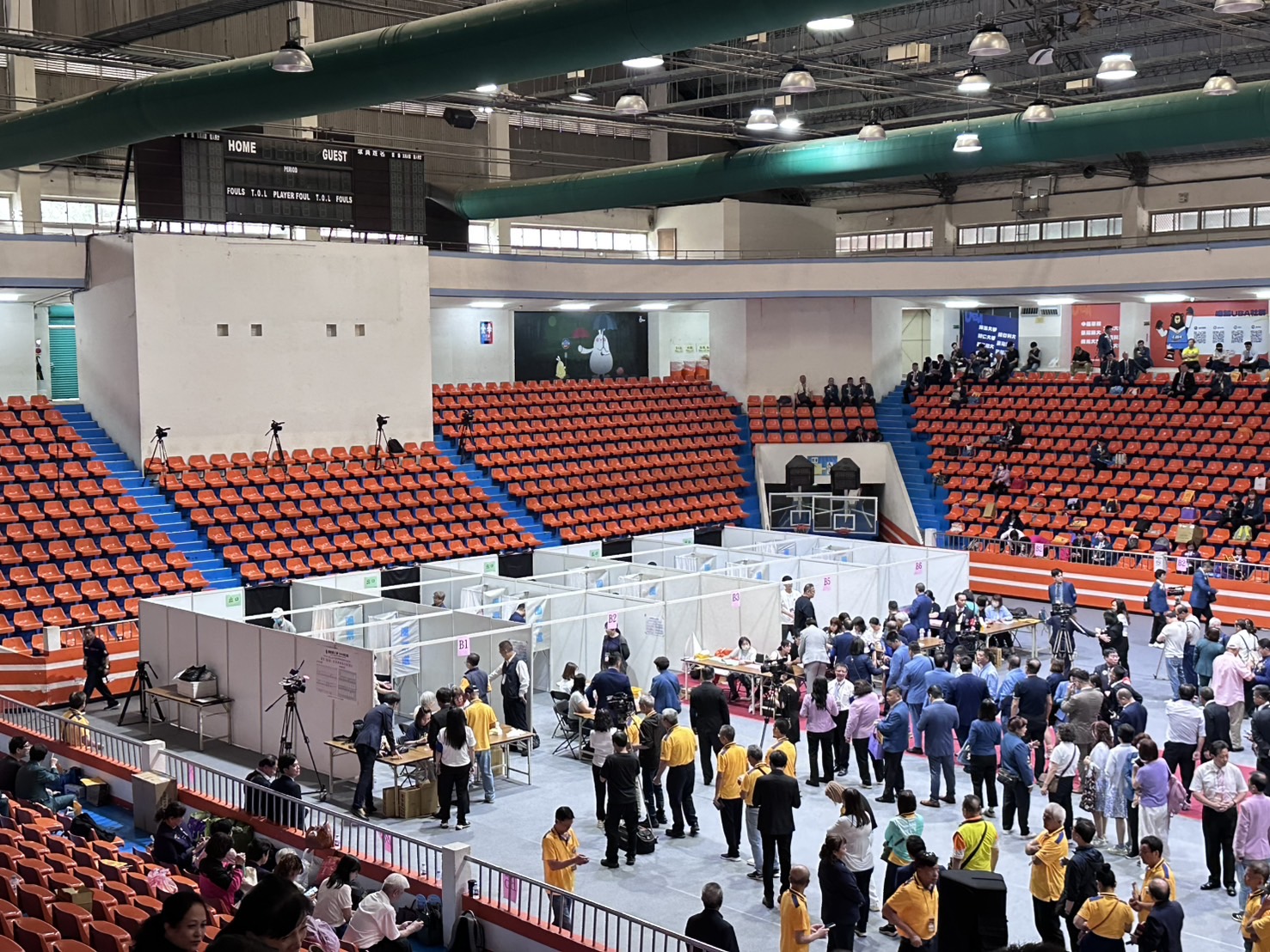 國際獅子會MD300「2027-2029國際理事選舉結果出爐」邱銘乾博士高票當選喊話讓世界看見台灣 本次國際理事選舉特別聘請新北市選委會專業團隊進行發票、記票與開票作業,並全程攝影存證,以公開透明方式完成整體選務流程。(圖/記者林照東攝)