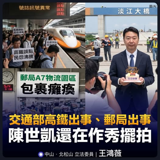 王鴻薇直言,「部長生日快樂,但人民恐怕真的笑不出來。」。(圖/記者翻攝)