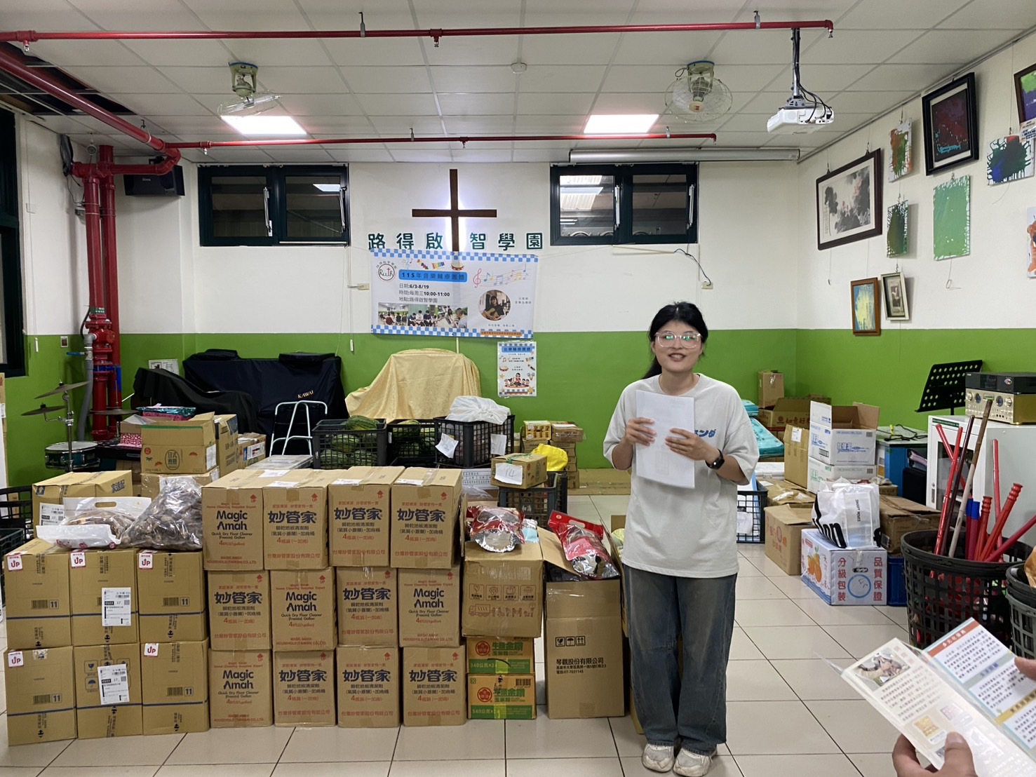 路得啟智學園園方說明,目前該園照護71位院生,其中約三分之一園生沒有家屬照顧,甚至遭家人遺棄,生活所需高度依賴社會資源與各界支持。(記者 包克明攝)