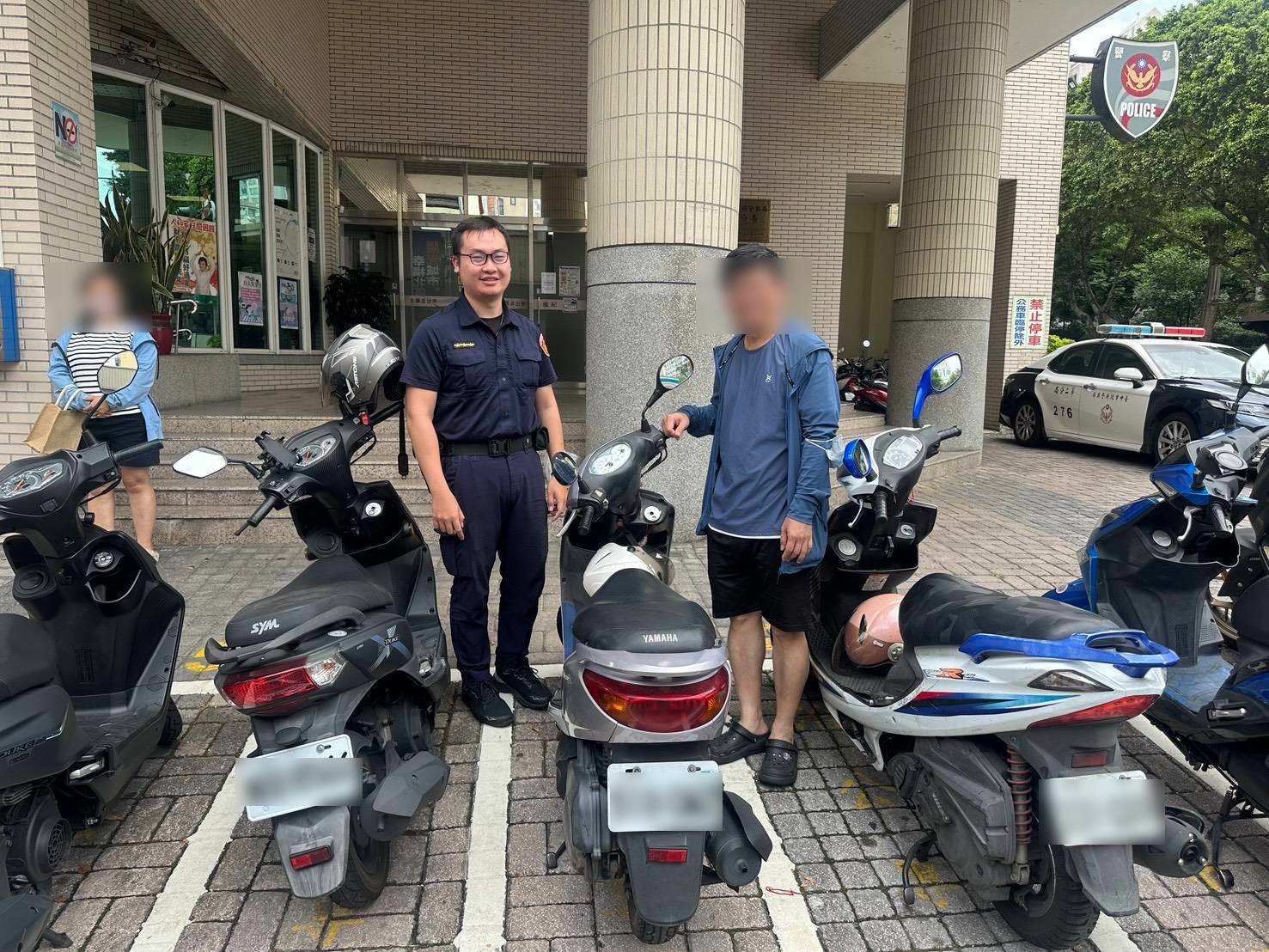 失車虛驚一場！老翁記錯停車處「暖警」鍥而不捨追查2日成功尋回