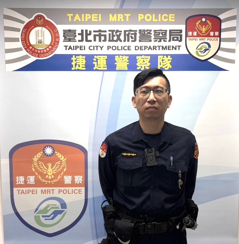 現場處理員警：警員張文乙。(圖／記者李健興 翻攝）