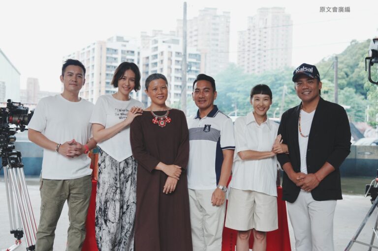 范逸臣、民雄18年後再合體(左起：范逸臣、Luji黃莉、莉芙·烏娃兒、民雄、張本渝、Sakinu撒基努)。(圖/原文會 提供)