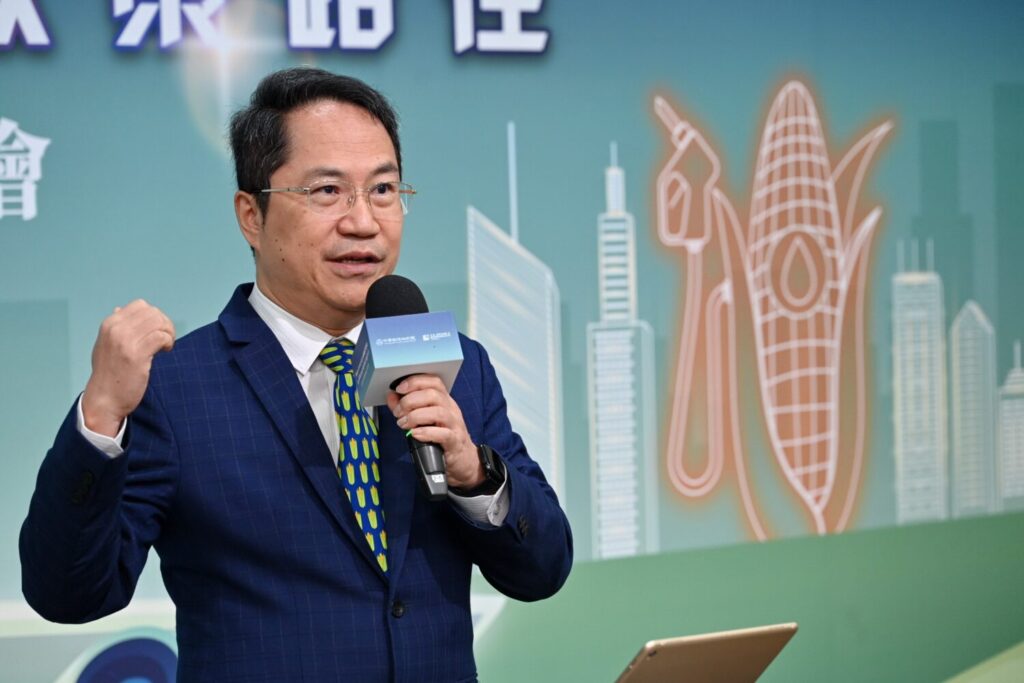 美國穀物暨生質產品協會駐台代表盧智卿表示，政府如果能在政策上有所突破，很快就能創造需求、開拓市場，並且帶動投資環境。（圖／中華經濟研究院提供）