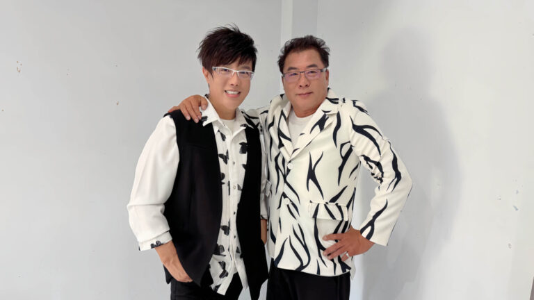 阿傑與宋俊明合唱全新單曲〈我挺你〉選在警察節推出。(圖/蔘龍集團 提供)