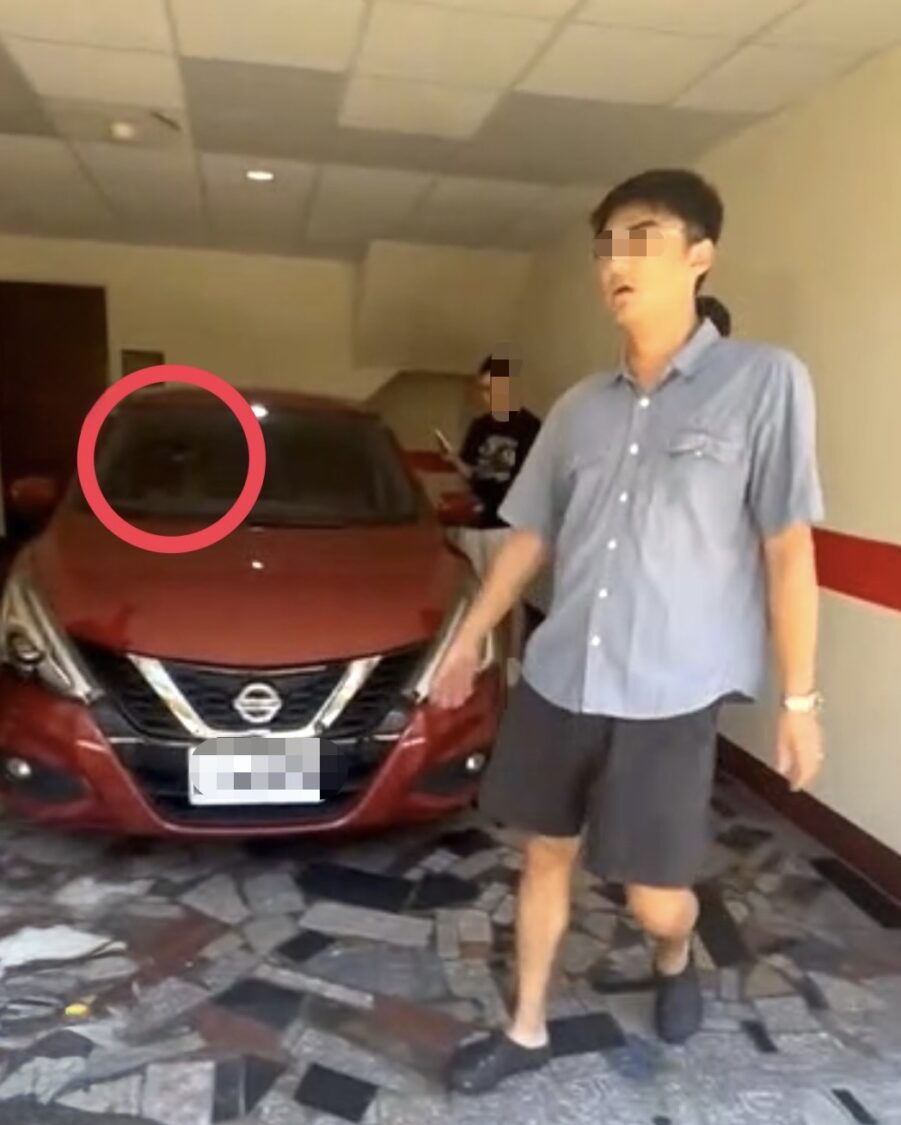 陳姓老師與劉姓女子被妻子發現一同前往高雄汽車旅館開房。（圖/當事人提供）