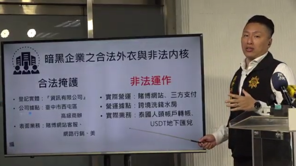國際刑警科偵二隊隊長陳思翰說明案情。(圖/刑事局提供)