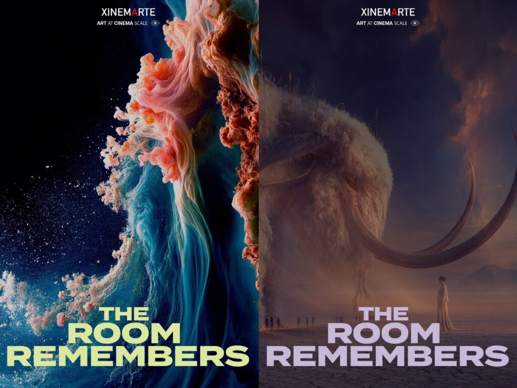 《The Room Remembers》為 XINEMARTE 首波沈浸式電影藝術體驗作品，結合影像、聲音與空間敘事，帶領觀眾走進電影場景，重新定義觀影體驗。（圖／XINEMARTE提供）