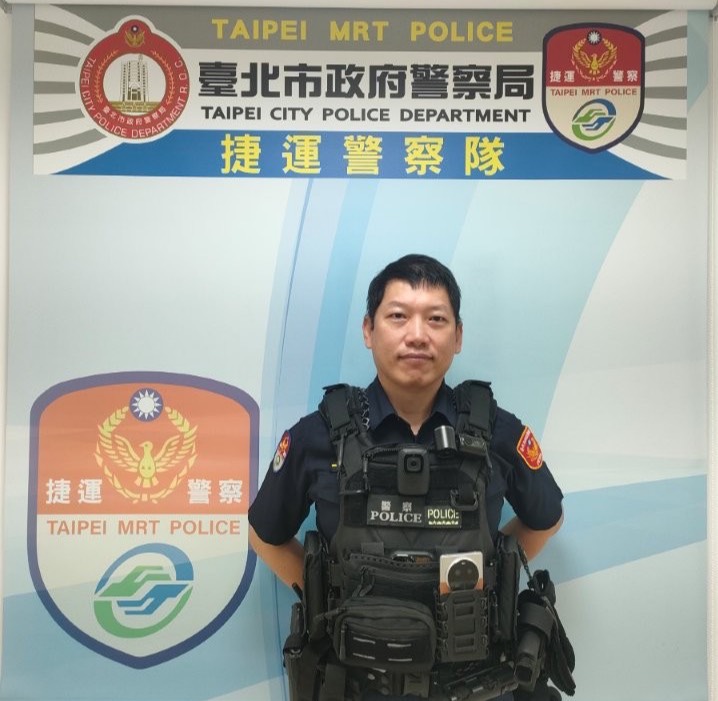 現場處理員警：警員吳政國。(圖／記者李健興 翻攝）