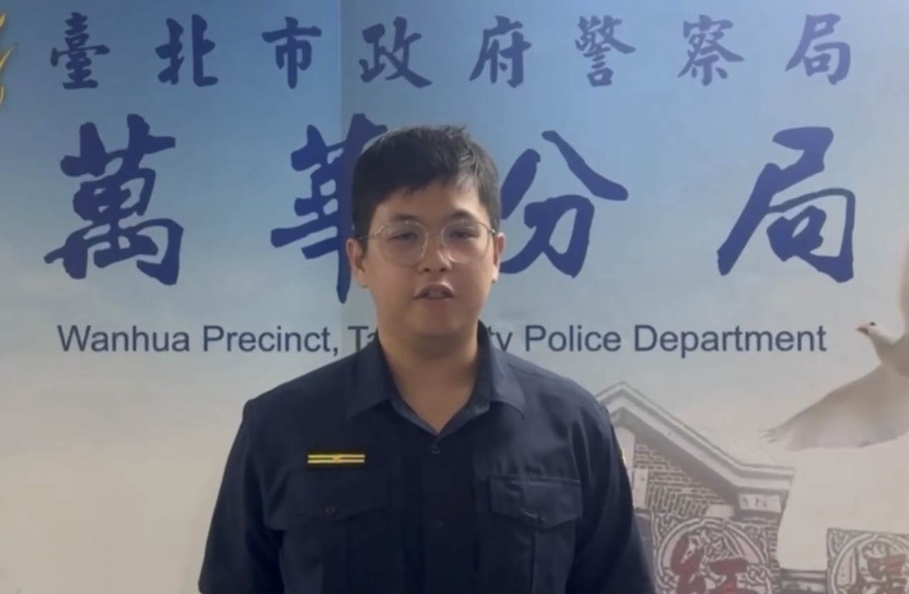 西門町派出所副所長陳祈佑案情說明。（圖／記者 張泓笙翻攝）