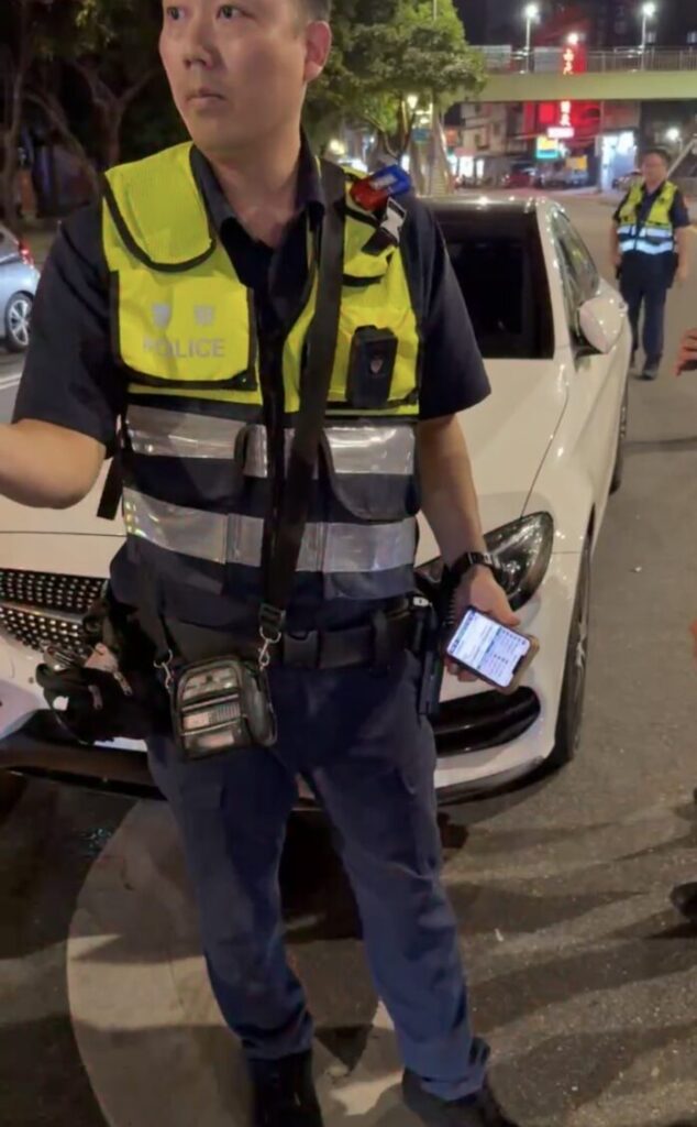奚男日前遭南港分局員警攔檢毒駕。（圖：奚男提供）