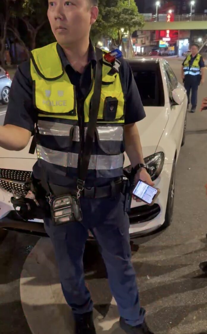 奚男日前遭南港分局員警攔檢毒駕。(圖:奚男提供)