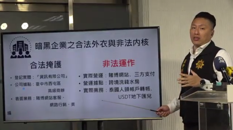 國際刑警科偵二隊隊長陳思翰說明案情。(圖/刑事局提供)