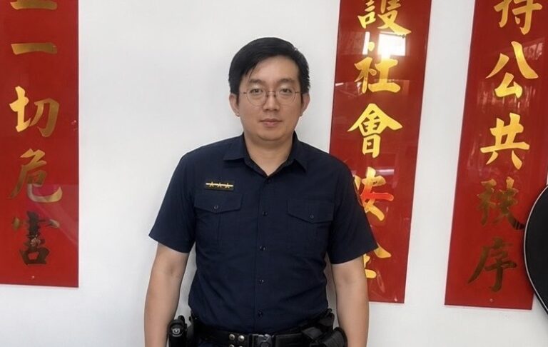 萬華分局康定路派出所警員姜人豪。（圖／記者 趙靜姸翻攝）
