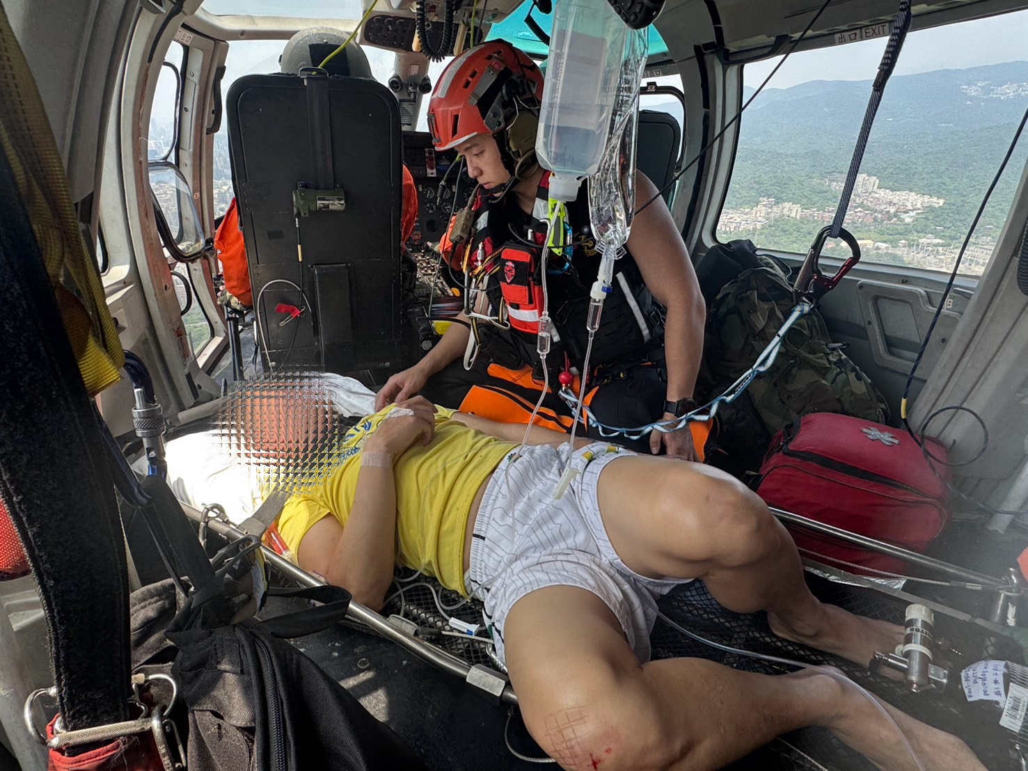 巴哈馬籍郵輪船員頭部受創　海巡空勤直升機馳援送醫