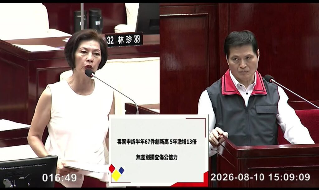 台北市議員汪志冰要求北市警局應落實正確毒品檢測程序並建立稽核機制，以兼顧程序正義與執法公信力。（圖／汪志冰粉專）