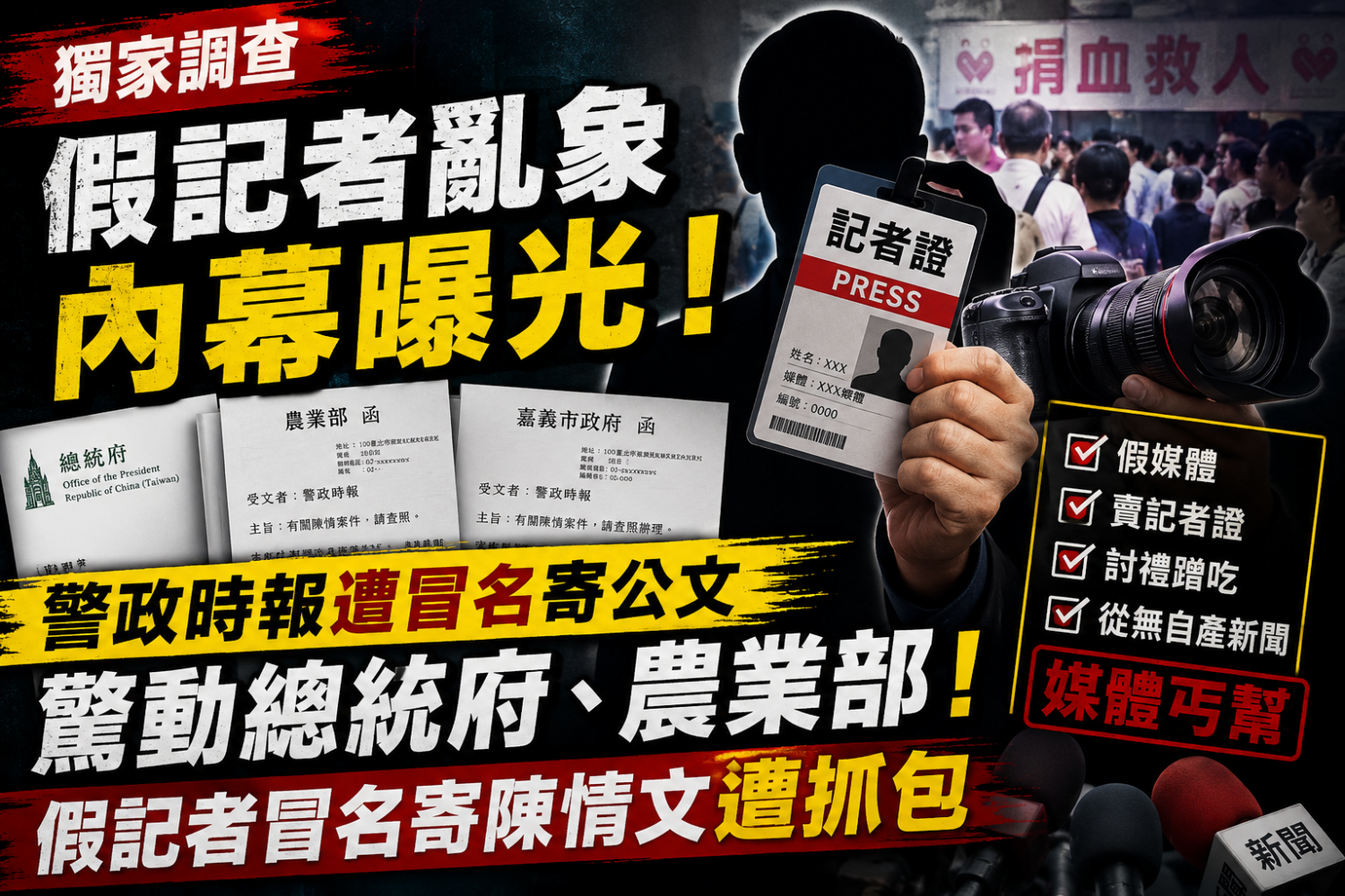 「假新聞媒體」、「假記者」亂象其實已持續存在多年。(圖/AI示意)