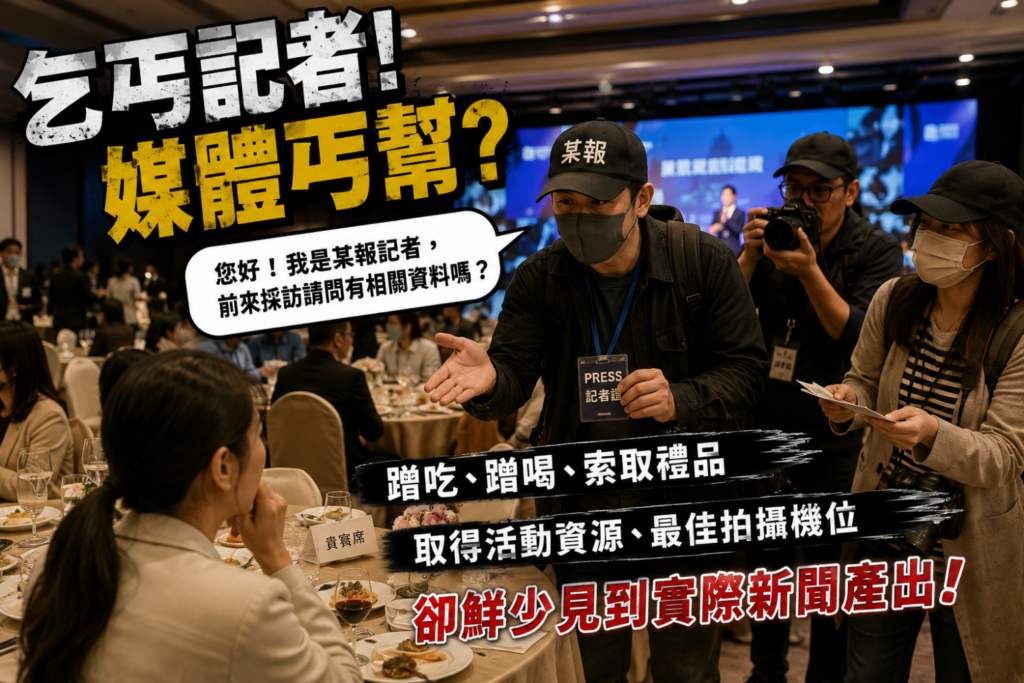 「乞丐記者」、「媒體丐幫」等詞彙，近年也開始在公關圈及正規媒體圈私下流傳。（圖／AI示意）
