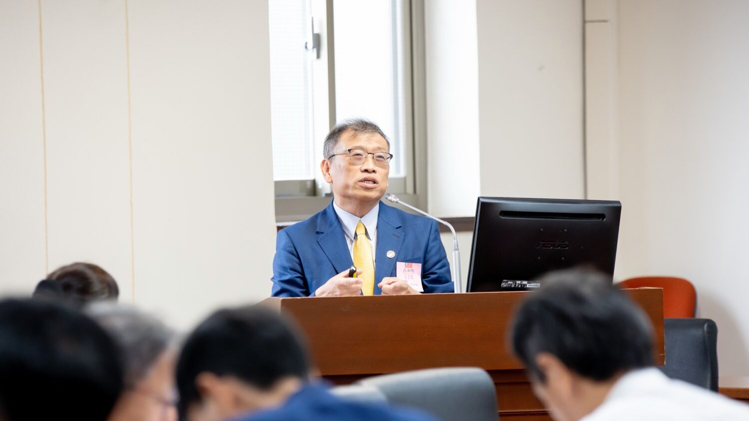 新創總會發言代表，謝戎峰秘書長。（圖/新創總會提供）
